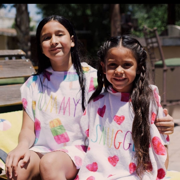 LAST ONE Rae Dunn (Child's) Hooded Towel Yummy - Picture 2 of 6